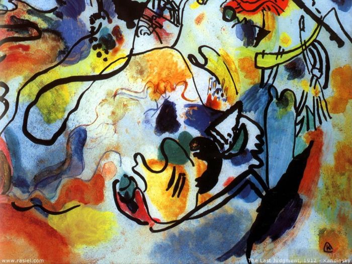 Wassily Kandinsky Andere Malerei - Das letzte Urteil