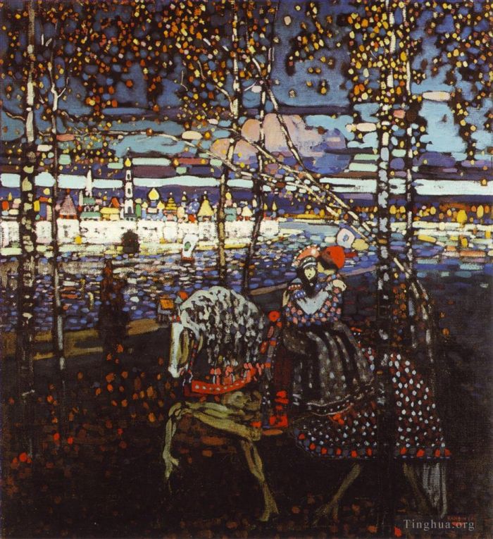 Wassily Kandinsky Andere Malerei - Paarreiten