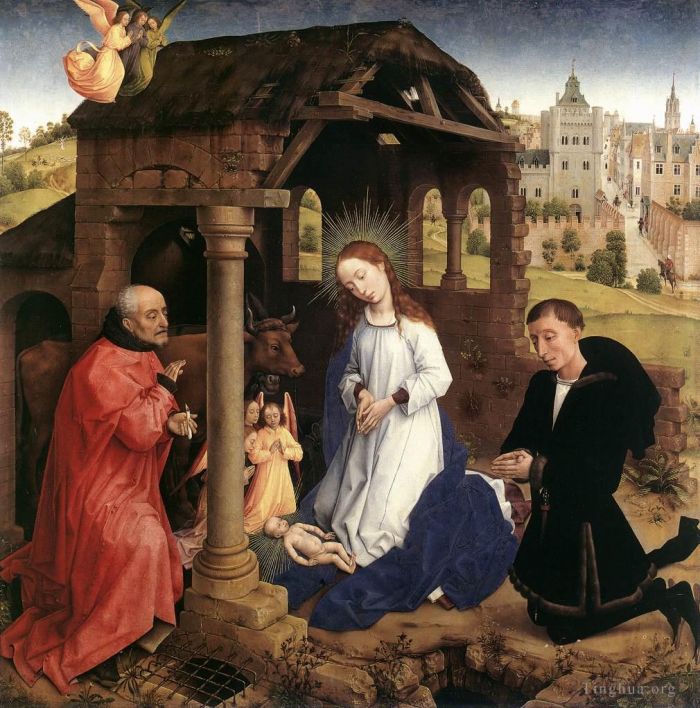 Rogier van der Weyden Ölgemälde - Mitteltafel des Bladelin-Triptychons