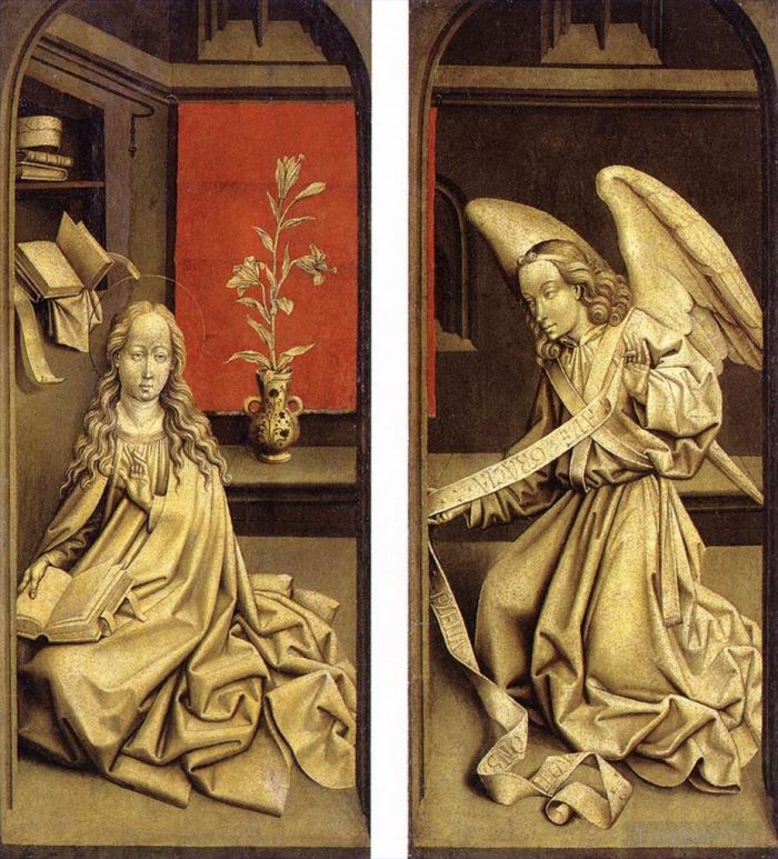 Rogier van der Weyden Ölgemälde - Bladelin Triptychon außen