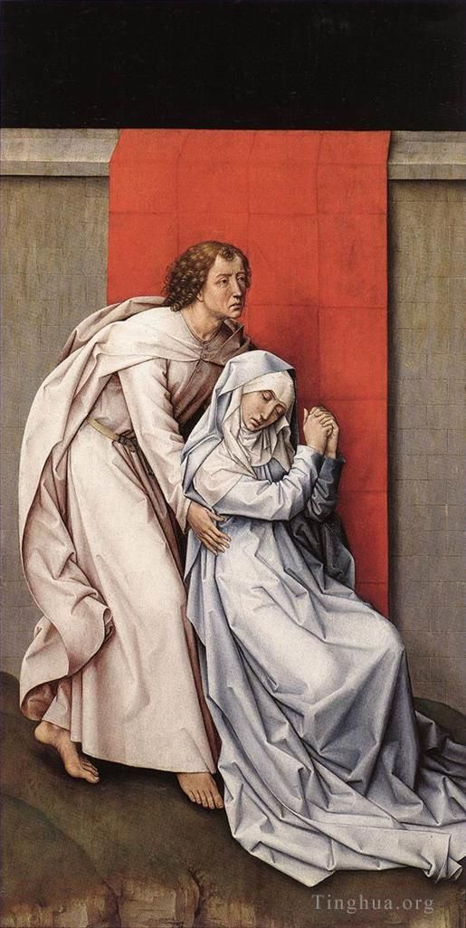 Rogier van der Weyden Ölgemälde - Kreuzigungs-Diptychon, linke Tafel, Maler