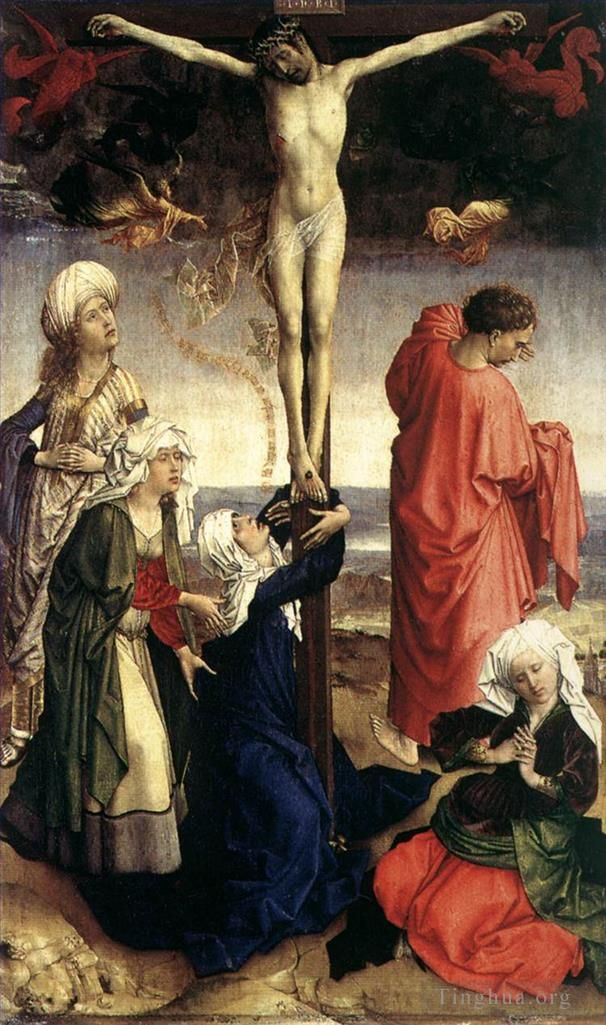 Rogier van der Weyden Ölgemälde - Kreuzigung