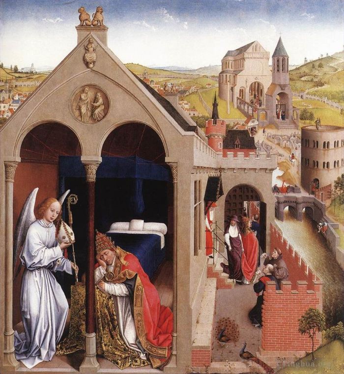 Rogier van der Weyden Ölgemälde - Traum von Papst Sergius
