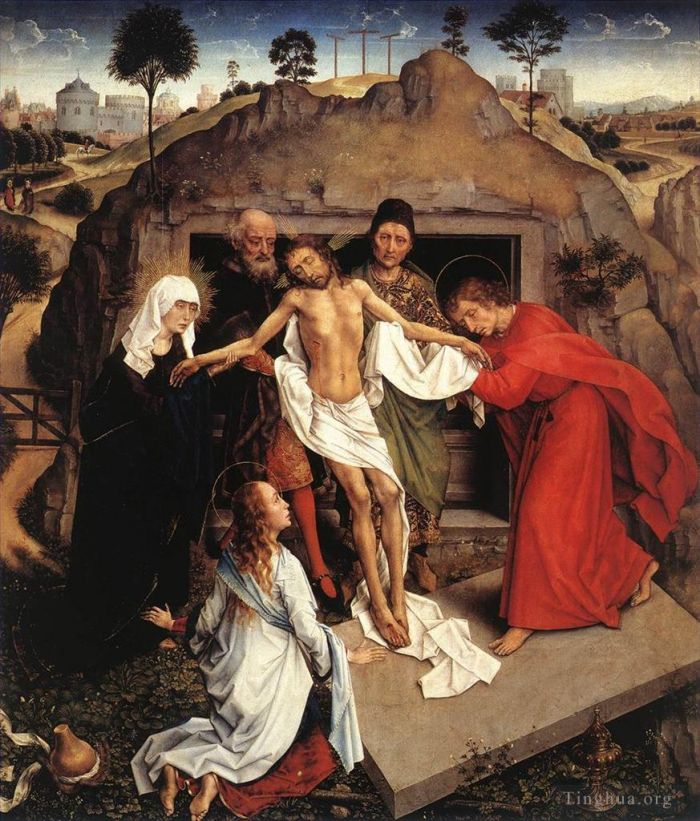 Rogier van der Weyden Ölgemälde - Grablegung Christi Niederländisch