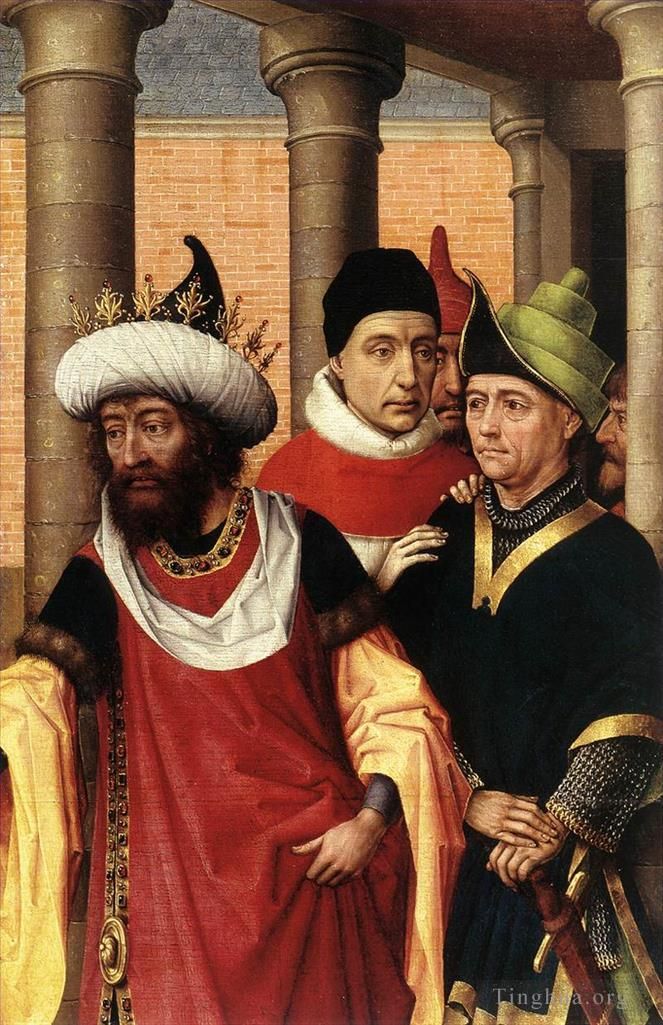 Rogier van der Weyden Ölgemälde - Gruppe von Männern