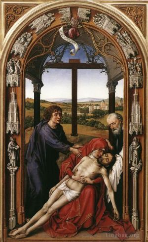 Rogier van der Weyden Werk - Mitteltafel des Miraflores-Altars