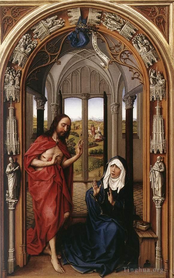 Rogier van der Weyden Ölgemälde - Rechte Tafel des Miraflores-Altars