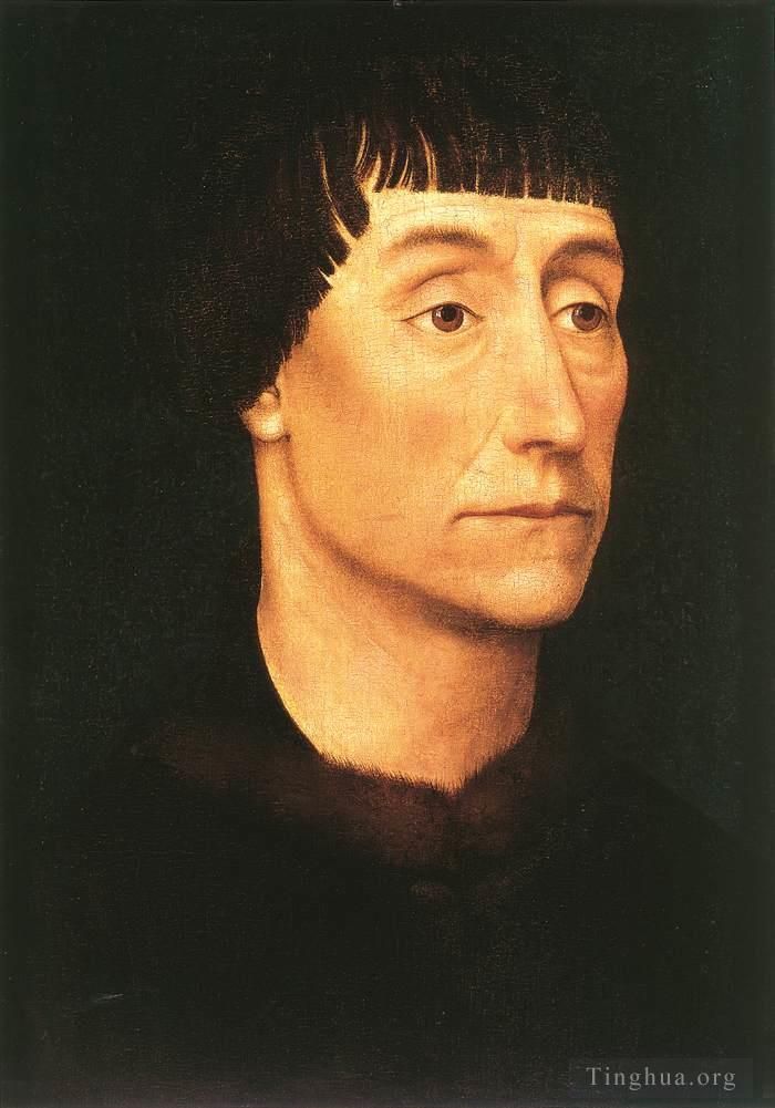 Rogier van der Weyden Ölgemälde - Porträt eines Mannes 1455