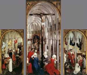 Rogier van der Weyden Werk - Altarbild mit den sieben Sakramenten