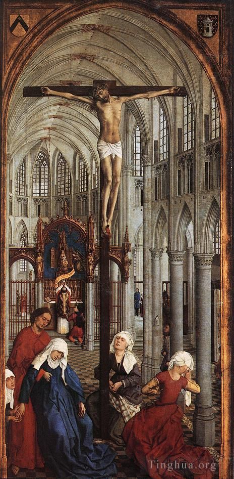 Rogier van der Weyden Ölgemälde - Mitteltafel der Sieben Sakramente