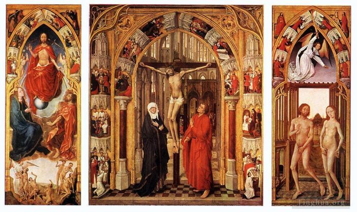 Rogier van der Weyden Ölgemälde - Triptychon der Erlösung