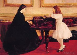 James Abbott McNeill Whistler Werk - Am Klavier