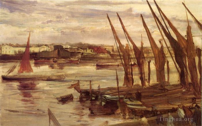 James Abbott McNeill Whistler Ölgemälde - Battersea Reach