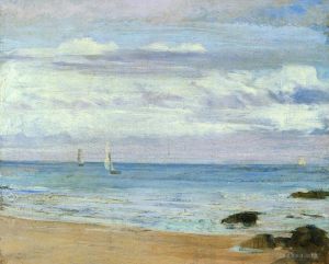 James Abbott McNeill Whistler Werk - Blaues und silbernes Trouville