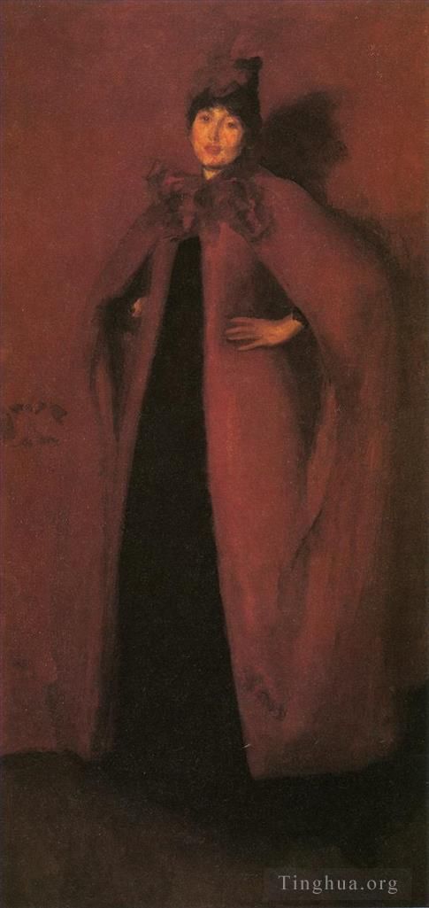 James Abbott McNeill Whistler Ölgemälde - Harmonie im roten Lampenlicht