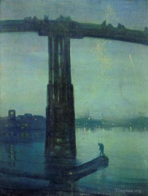 James Abbott McNeill Whistler Werk - James McNeill Nocturne in Blau und Grün