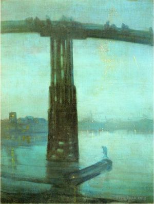 James Abbott McNeill Whistler Werk - Nocturne Blue und Gold Old Battersea Bridge