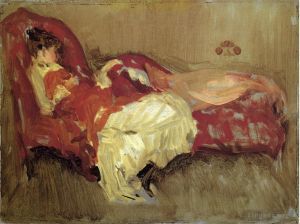James Abbott McNeill Whistler Werk - Hinweis in Rot Die Siesta