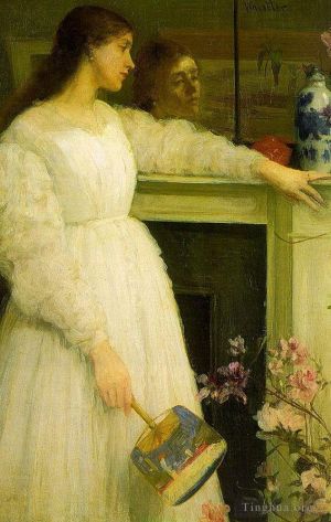 James Abbott McNeill Whistler Werk - Symphonie in Weiß Nr. 2Das kleine weiße Mädchen