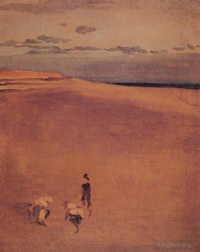 James Abbott McNeill Whistler Ölgemälde - Der Strand von Selsey Bill