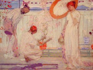 James Abbott McNeill Whistler Werk - Die Weiße Symphonie Drei Mädchen