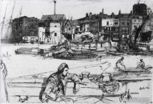 James Abbott McNeill Whistler Werk - Black Lion Wharf