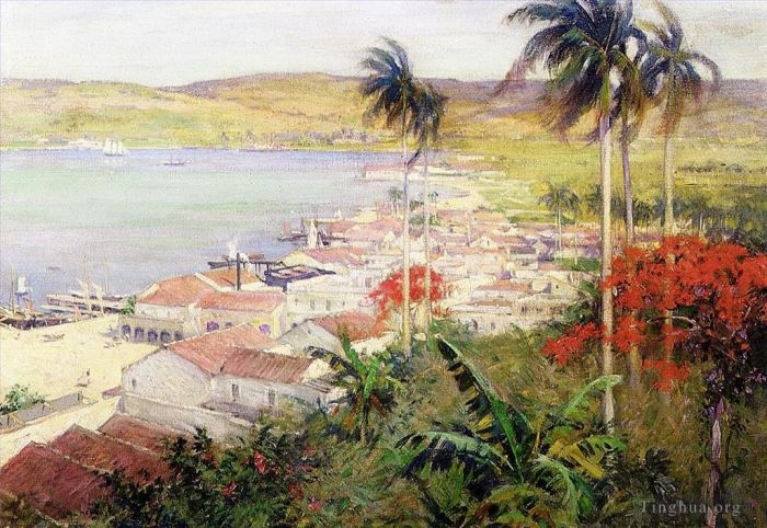 Willard Leroy Metcalf Ölgemälde - Hafen von Havanna