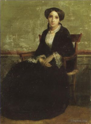 William-Adolphe Bouguereau Werk - Ein Porträt von Genevieve