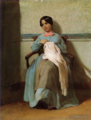 William-Adolphe Bouguereau Werk - Ein Porträt von Leonie
