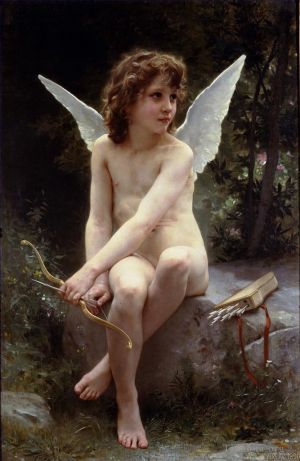 William-Adolphe Bouguereau Werk - Liebe einen Laffut-Engel