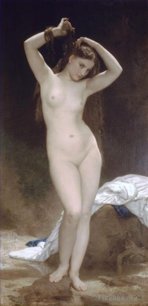 William-Adolphe Bouguereau Werk - Baigneuse 1870