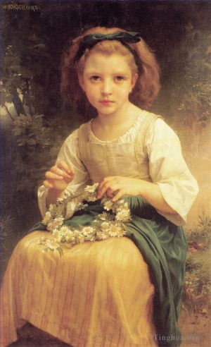 William-Adolphe Bouguereau Werk - Das kleine Kind ist eine mutige Frau