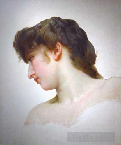 William-Adolphe Bouguereau Ölgemälde - Femme Blonde Profil 1898