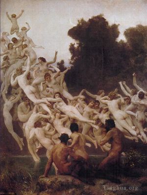 William-Adolphe Bouguereau Werk - Les Oreades 1902
