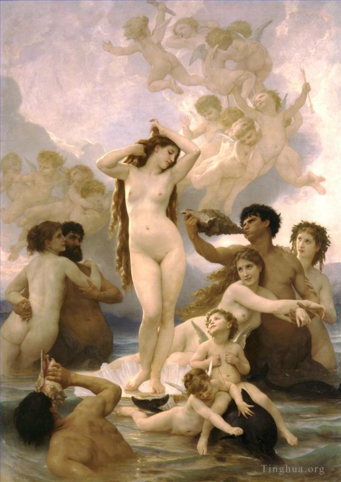 William-Adolphe Bouguereau Ölgemälde - Naissance de Venus
