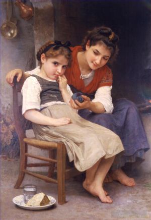 William-Adolphe Bouguereau Werk - Zierliche Boudeuse