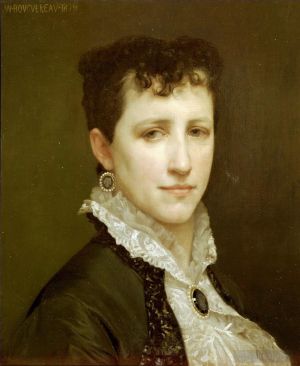 William-Adolphe Bouguereau Werk - Porträt von Mademoiselle Elizabeth Gardner