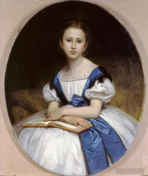 William-Adolphe Bouguereau Werk - Porträt von Mlle Brissac