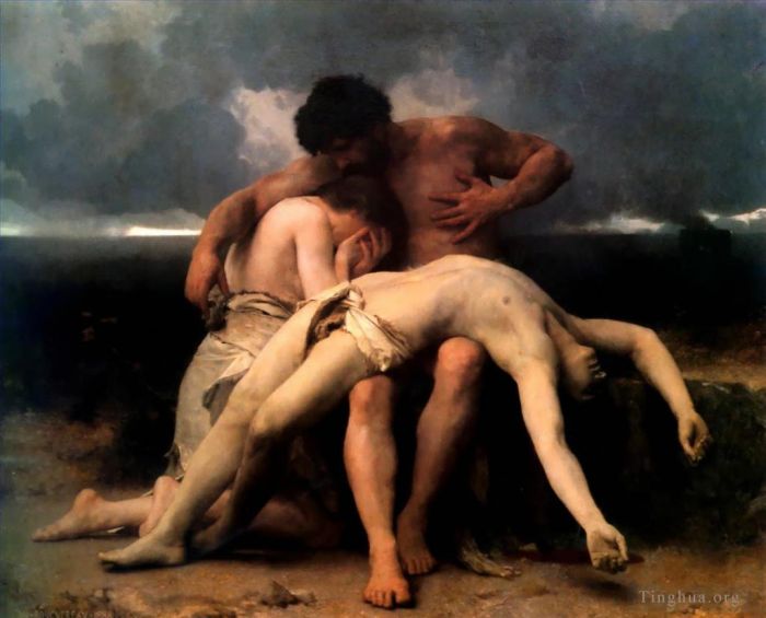 William-Adolphe Bouguereau Ölgemälde - Die erste Trauer