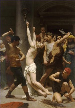 William-Adolphe Bouguereau Werk - Die Geißelung Christi