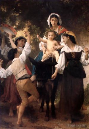 William-Adolphe Bouguereau Werk - Die Rückkehr von der Ernte