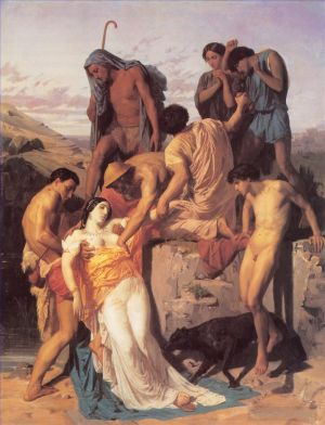 William-Adolphe Bouguereau Werk - Zenobia von Hirten gefunden