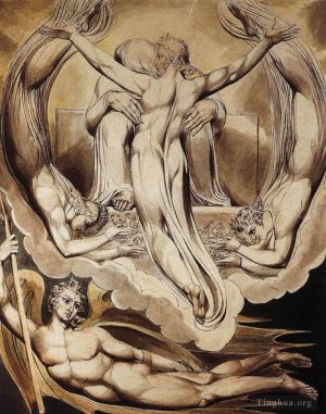 William Blake Werk - Christus als Erlöser des Menschen