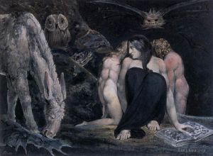 William Blake Werk - Hekate oder die drei Schicksale