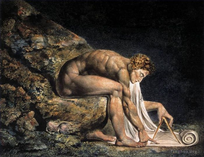 William Blake Andere Malerei - Isaac Newton