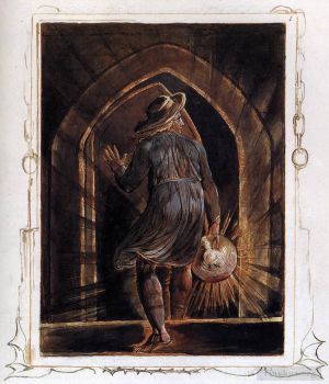 William Blake Werk - Los betritt das Grab