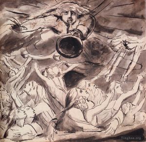 William Blake Werk - Die Auferstehung