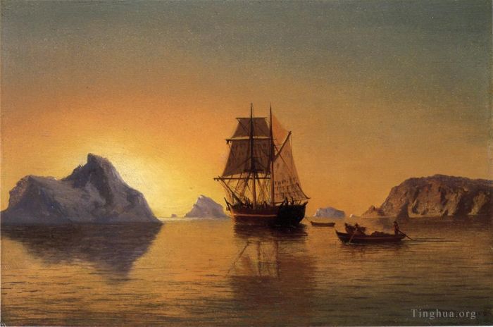 William Bradford Ölgemälde - Eine arktische Szene