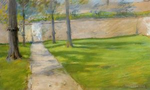 William Merritt Chase Werk - Ein bisschen Sonnenlicht, auch bekannt als The Garden Wass