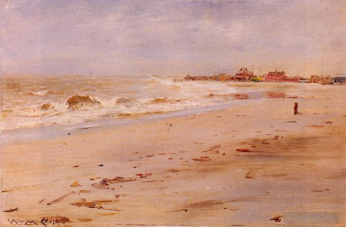 William Merritt Chase Ölgemälde - Blick auf die Küste